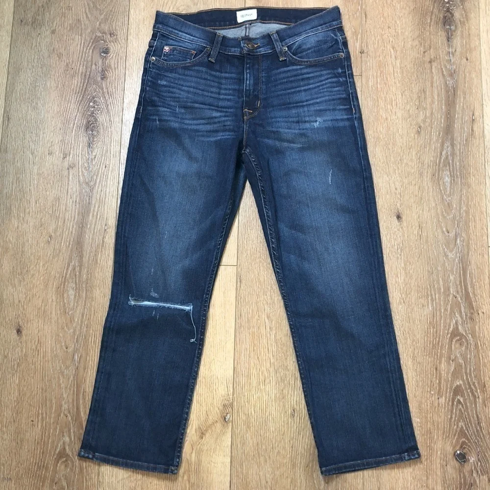 Hudson Fallon Crop Jeans in Offshore Size 28